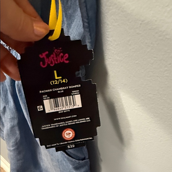 Justice Blue Denim Kids Matching Set - Picture 8 of 10